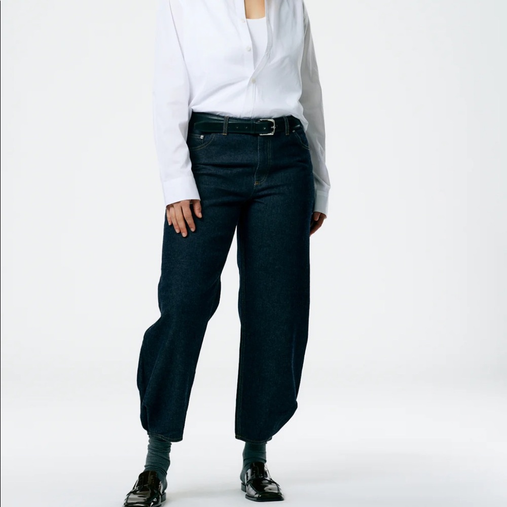 Tibi // Indigo Denim Brancusi Jean, Indigo